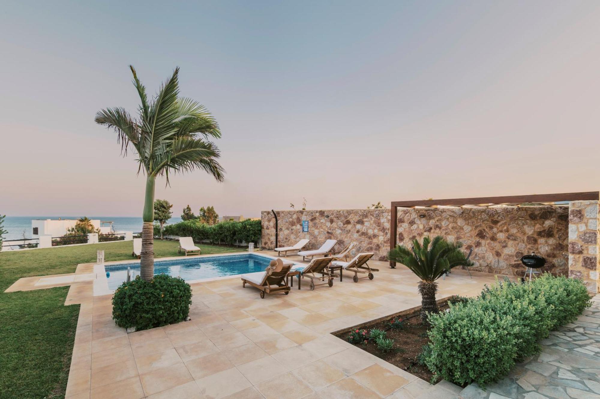 Villa Deep Blue Lakhaniá Exterior foto