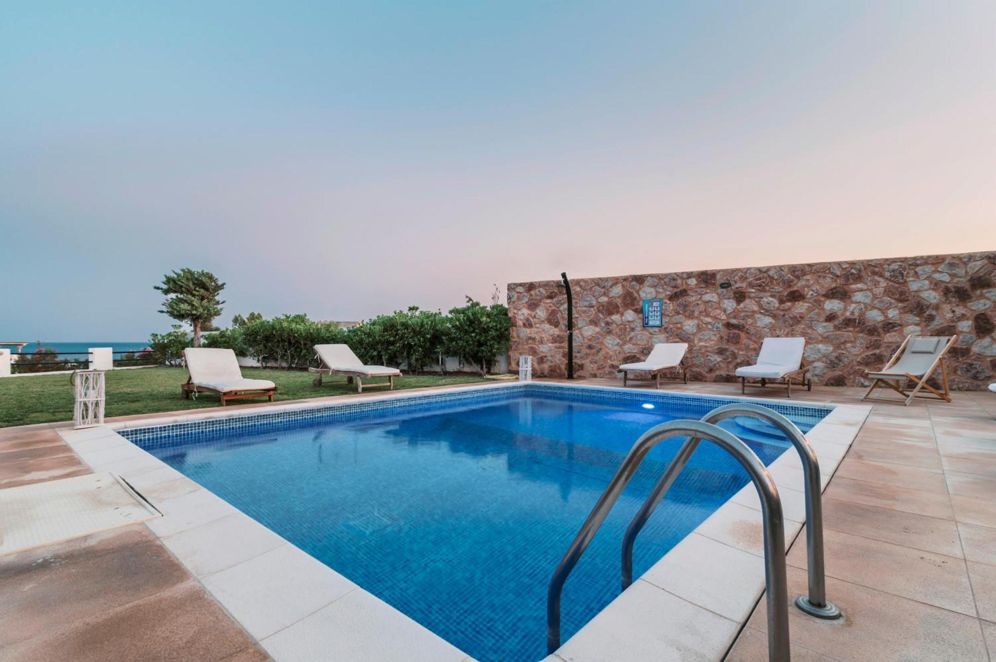 Villa Deep Blue Lakhaniá Exterior foto